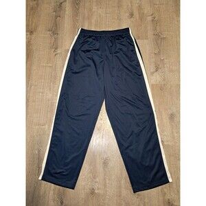 Vtg Nike Training Athletic Ankle Zip 138381 Blue Y2K Silver Tag Men’s Size Large